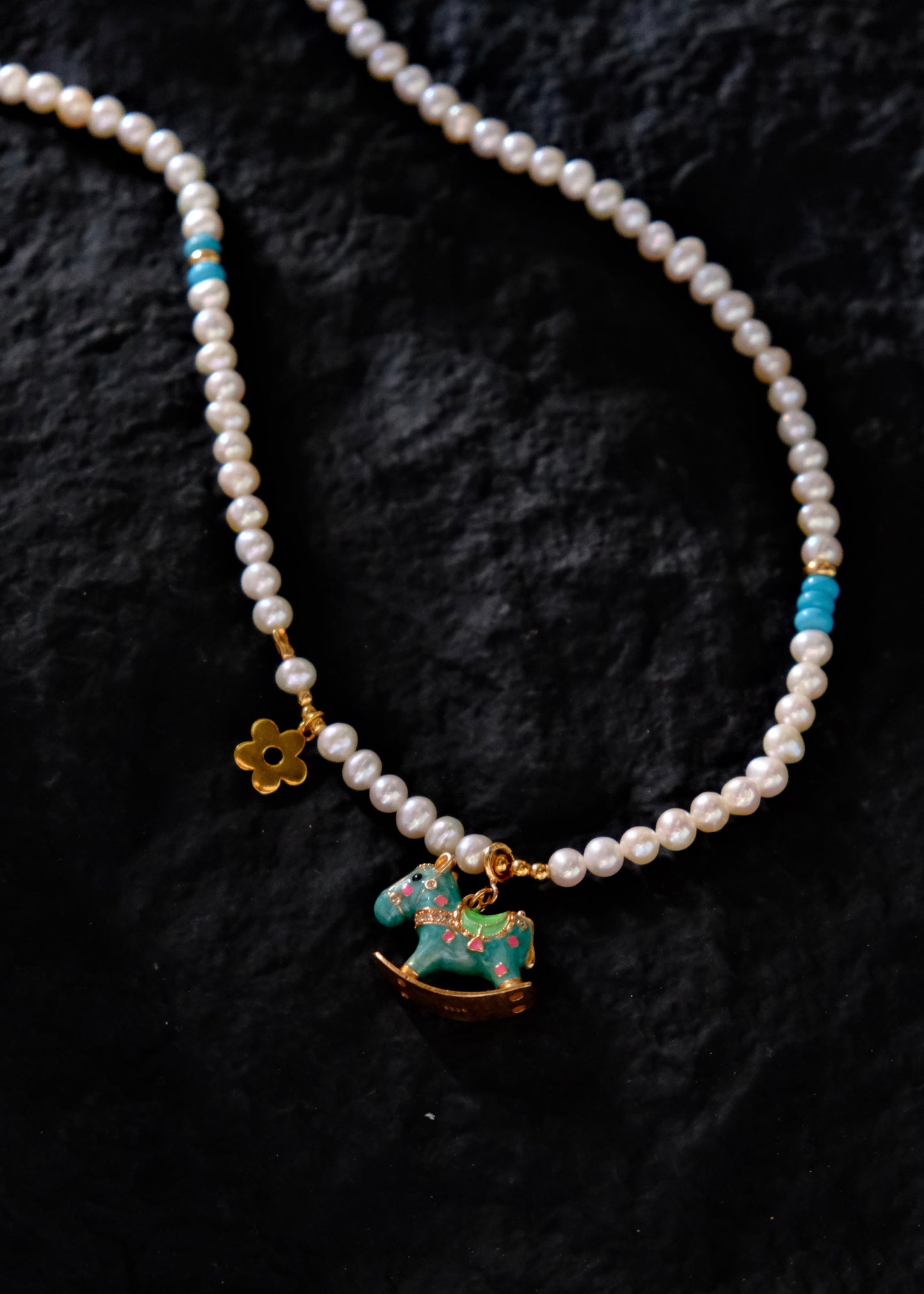 Aurora Pony Necklace