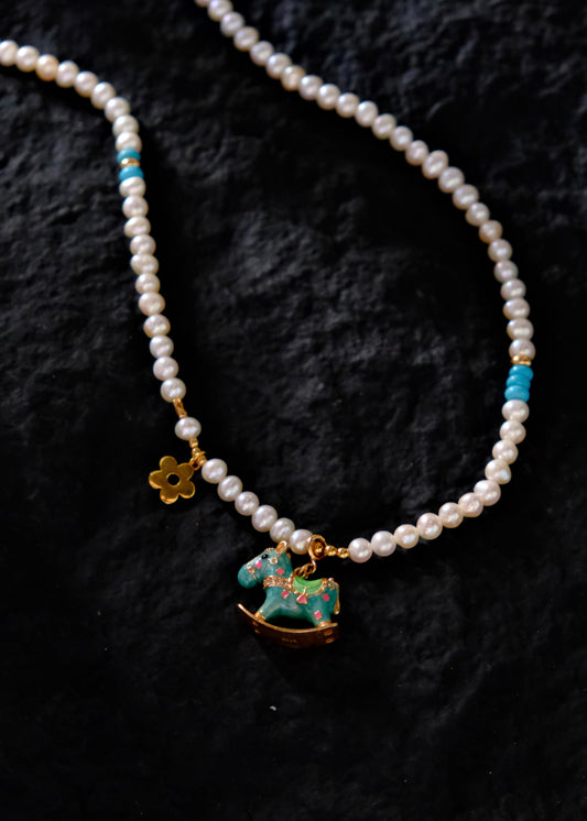 Aurora Pony Necklace