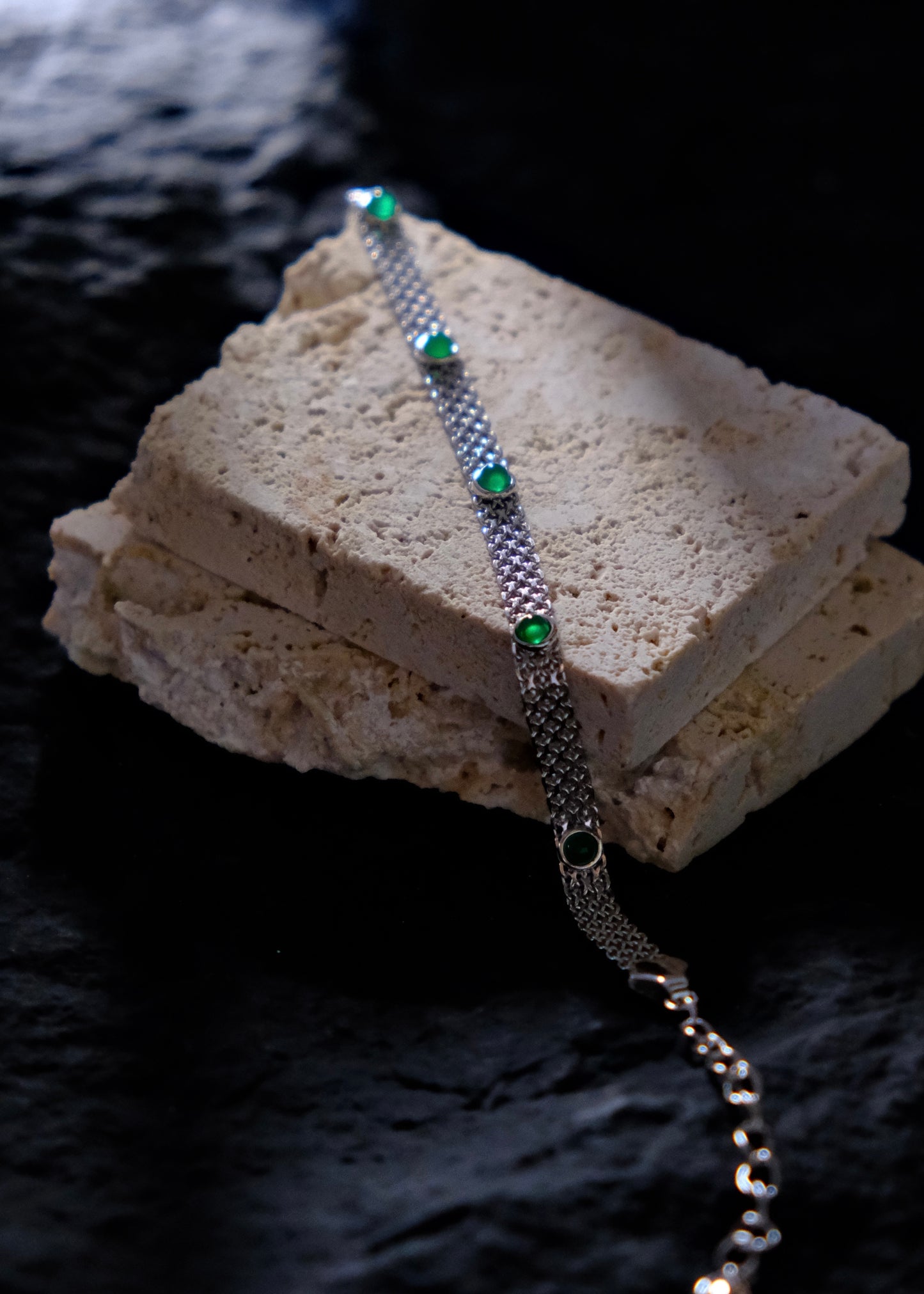 Fortune Emerald Bracelet